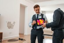 كشف تسربات المياه في العين